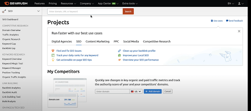 SEMRush SEO Tool