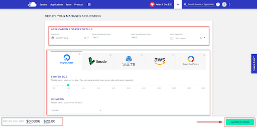 Deploy Managed Application in Cloudways