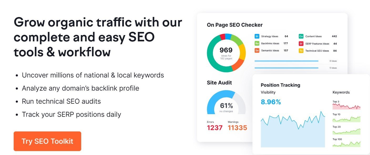 SEMrush, SEO Tool Kit