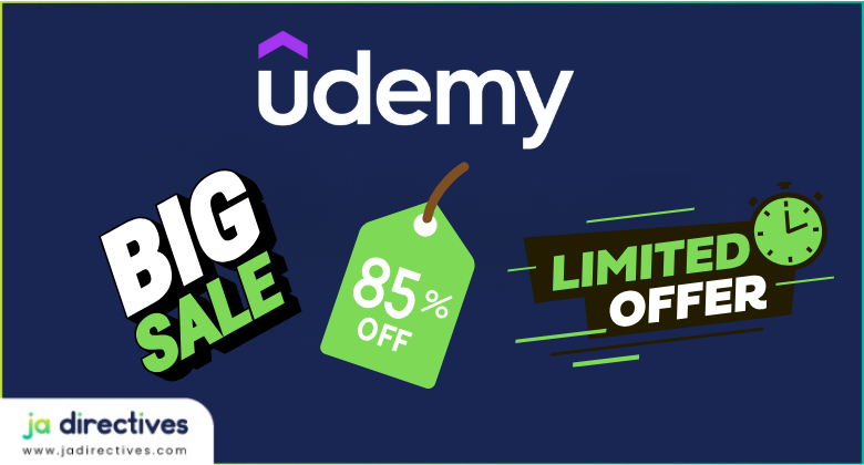 Udemy Black Friday Big Sale 2024, JA Directives